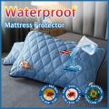 Pure Color Waterproof Antibacterial Oil-proof Anti-mite Pillow Protector Hygroscopic Breathable Mattress Protect Pillowcase. 