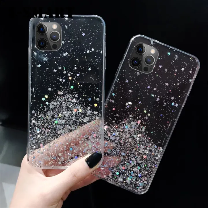 Phone%20Case%20iphone%2012%20Pro%20Max%20Transparent%20Bling%20Glitter%20Cases%20Soft%20Clear%20Shining%20Sequin%20Back%20Cover%20with%20Daisy%20Flowers%20Folding%20iphone12%20Pro%20Max%20Case%20-%20Image%208