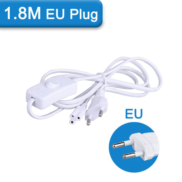 5.9ft/1.8Meter%20Switch%20Cable%20US/EU%20Plug%20for%20T5%20LED%20Tube%20Lamp%20Wire%20Connector%20T8%20LED%20Tube%20Table%20Light%20-%20Image%202