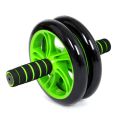 Braked AB Exercise Wheel - Black and Green. 