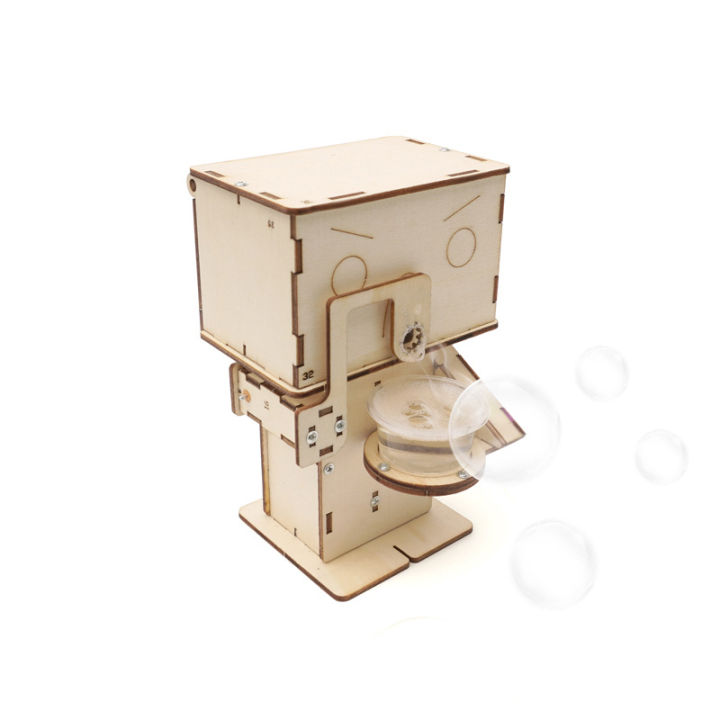Bubble Blower - STEAM DIY Wooden Robot