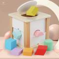 Baby Activity Cube Educational Wooden Activity Center for Activity Coordination Creativity.