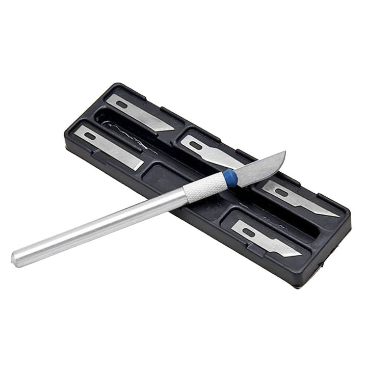 Precision%20Hobby%20Knife,%20Stainless%20Steel%20Cutter%20Craft%20Knive%207%20PCS%20Set%20-%20Image%202