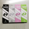 New simple universal in-ear headphones, in-line computer mobile phones, microphone headphones, wire control headphones, factory direct sales.