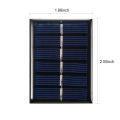 0.3W 3V Mini Solar Panel Polycrystalline Silicon Small Solar Cell DIY Waterproof Camping Portable Power Solar Panel Compatible for Toys Light Lamp Fan Garden Pump.