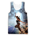 Pheshion New Fashion men/women Tomb Raider 3D printed sleeveless vest streetwear men loose sporting tank tops A104. 