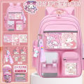 New Elementary School Student Melody School Bag Girls Grade 1-6 Cute Large Capacity Load Reduction Children's Backpack Female 3. 