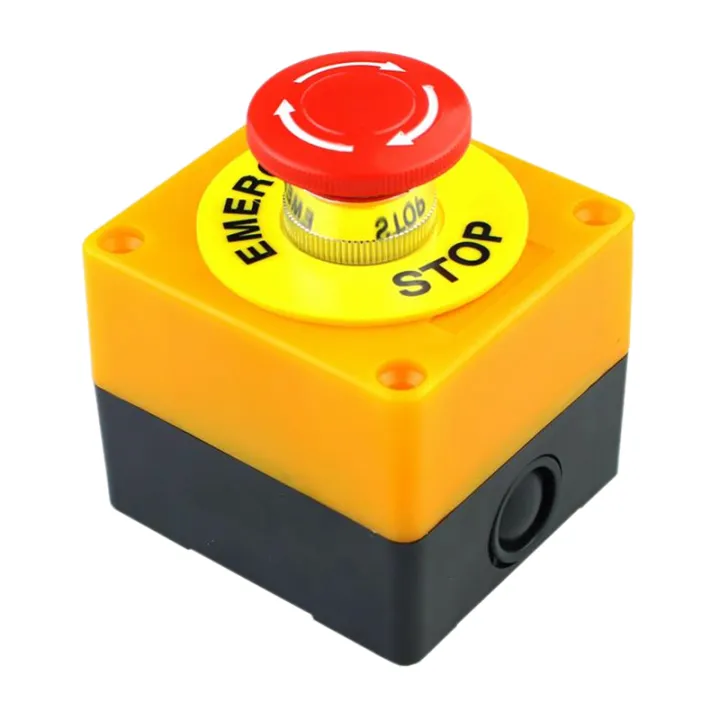 Durable%202Pcs%20Red%20Mushroom%20Emergency%20Stop%20Shut%20Off%20Push%20Button%20Switch%20No%20+%20Nc%2022Mm%20Cnc%20Gecko%20-%20Image%203