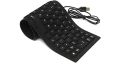 Flexible Keyboard, Waterproof Foldable Portable Soft Silicone Keyboard. 