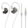 Lafitear LV 1 Planar + 1DD Dynamic Driver HiFi Earphone In Ear IEM Earbud Single Crystal Copper Cilvered Cable With Microphone. 