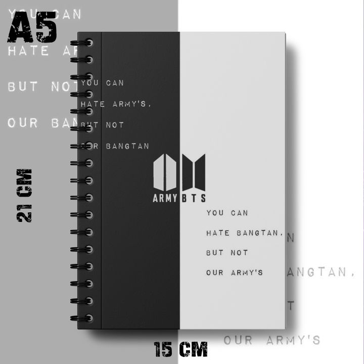 Notebook Bts Group New Design Writing Pad K308 K313 A5