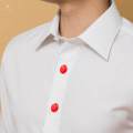 2x 2Pcs Cufflinks Dress Shirts Decor, Party Suit Clothes Decoration Wedding Delicate Button Rs Novelty Gifts Shirt Accessories. 