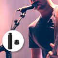 2Pcs Mic Stand Extension Tubes with 1Pc Metal Adapter for Desk Stands. 