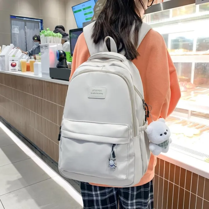 Backpack%20%20Book%20Bag%20%20Junior%20High%20School%20Students%20%20Korean%20Edition%20%20Durable%20-%20Image%207