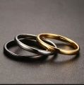 3 Pcs Stainless Steel Finger Rings for Unisex.