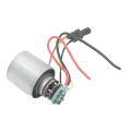 Mini Brushless Motor DC 9-12V 100000RPM High Speed CNC Aluminum Alloy Impeller Ducted Fan Stepless Speed Regulation Easy to Use.