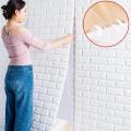 1/3/5/10 M 3D Self-adhesive Wallpaper Stickers 3M Brick Wall Stickers Home Decor Wallpaper for Walls DIY Bedroom Papel De Parede.