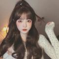Wig Women's Long Hair Natural Full-Head Wig Net Red Sun Often round Face Big Wave Long Curly Hair Simulation Human Hair Silk Can't Sleep. 