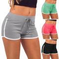 Women Sport Shorts Slim Fit High Stretchy Short Trousers For Summer Female Ladies Running Exercise Plus size Sports Hot Pants. 