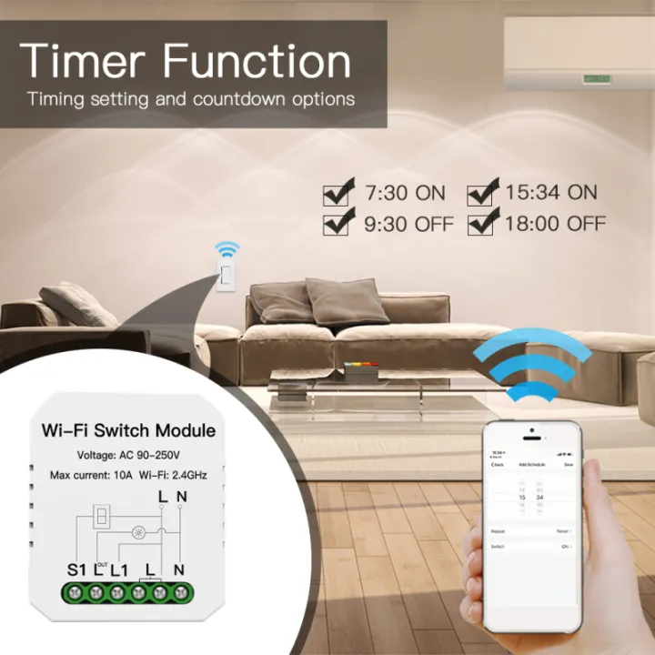 Smart%20Home%20WiFi%20Wireless%20Switch%20Module%20For%20Apple%20Android%20APP%20Control%2090-250V%20-%20Image%203