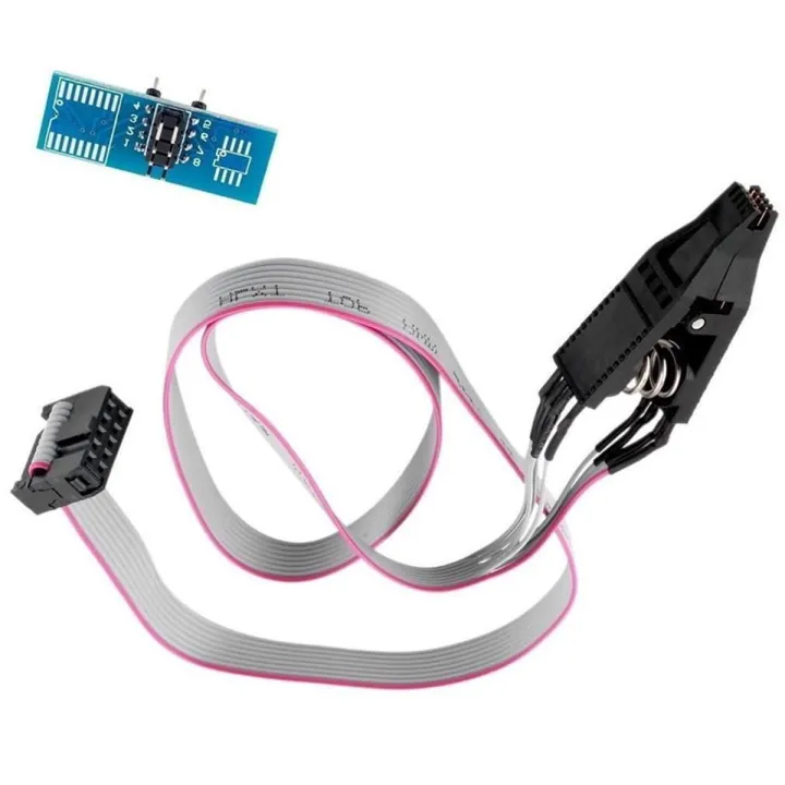 SOIC8 SOP8 Flash Chip IC Test Clips Socket Adapter Programmer BIOS/24/25/93(null)