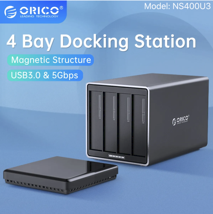 ORICONS400U3 3.5 inch 4 Bay USB3.0 Hard Drive Enclosure