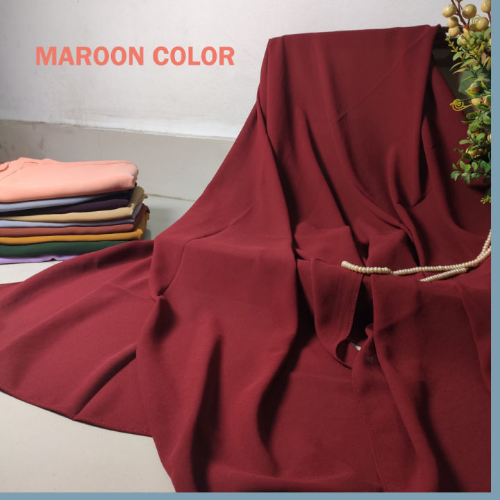 Women%20Muslim%20Wear%205%20Combo%20Pack%20Chiffon%20Jorjet%20Hijab%20Color%20Ash%20,%20Maroon%20,%20Black%20,Skin%20,%20Purple%20-%20Hijab%20Collection%20-%20Hijab%20Collection%20-%20Hijab%20-%20Image%206