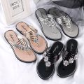 Ladies Slippers Summer Sandals New Flat Flip-flops Women's Shoes Lightweight Slippers Women's Casual Flip-flops.
