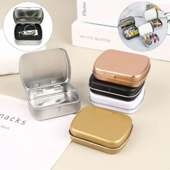 Refillable Box Portable Dust-proof Flip-top Box Sealed Refillable Rectangular Candy ...