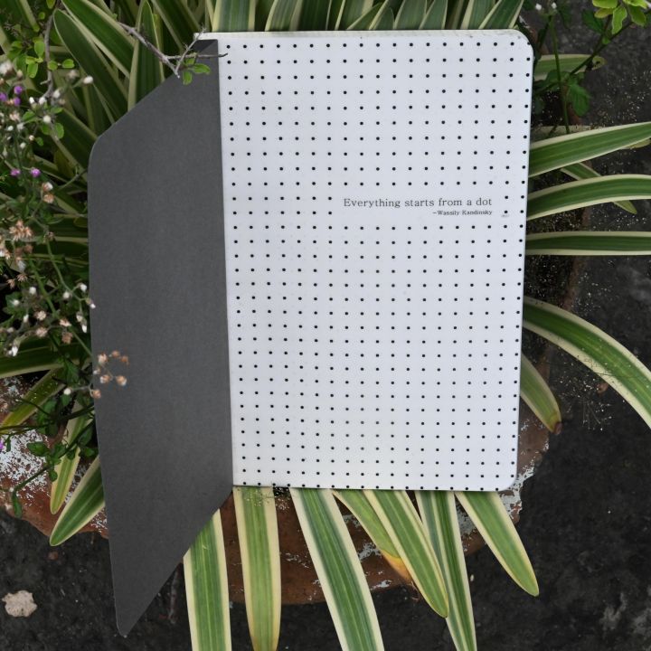 Designer%20Series%20Black%20Dotted%20Notebook%20-%20Image%203