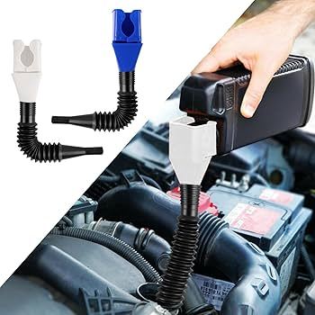 Funnels for Automotive Use, Oil Funnel, Convenient Buckle Funnel Gasoline Engine Oil Thickened Mouth Refueling Funnel Self-Driving Emergency Tool, Gasoline Funnels for Cars