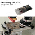Desktop tampon printing machine for pad printing cloth glasses toys pad printer. 