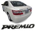 PREMIO MONOGRAM PLASTIC CHROME EMBLEM PACK OF 1. 