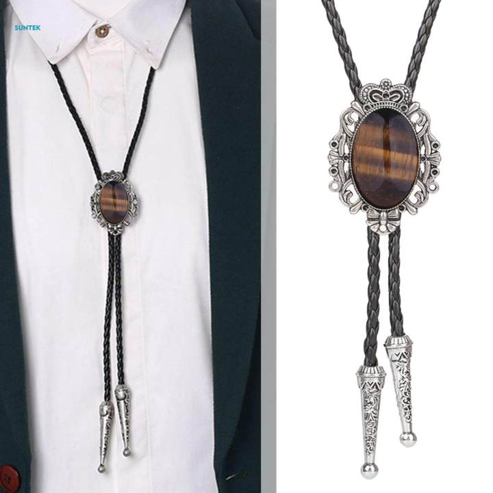 Crown%20Bolo%20Tie,%20Necktie%20American%20Necklace%20for%20Birthday%20Men/Women%20-%20Image%203