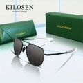 KILOSEN, Classic Beautiful Polarized Aviator Sunglasses, UV400, For Men Women Outdoor Sports Party Vacation Travel Driving Fishing Supplies Photo Props, 2 Colors Available. 