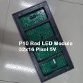 P10 RED LED P10 LED Display Panel Module 32x16 Pixel 320x160mm Brightness 5V P10 Dot LED Display Board RED Matrix Screen Panel For Scrolling Message LED Lights.