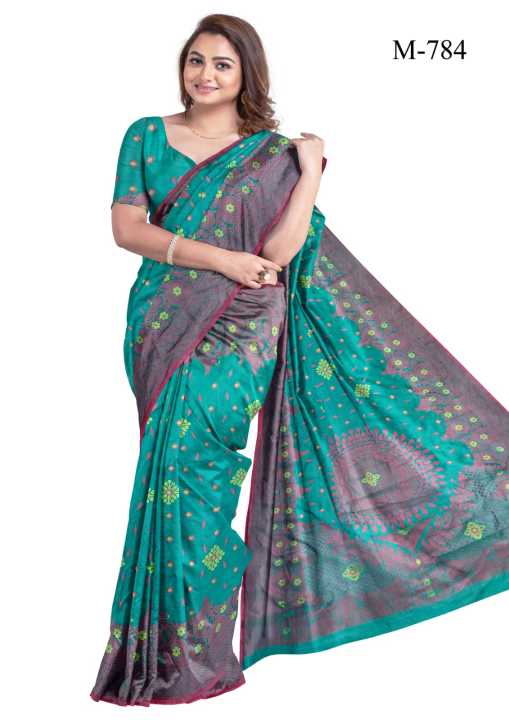 Tangail%20Tat%20For%20Women%20Tangail%20Silk%20Katan%20Saree%20-%20Image%205