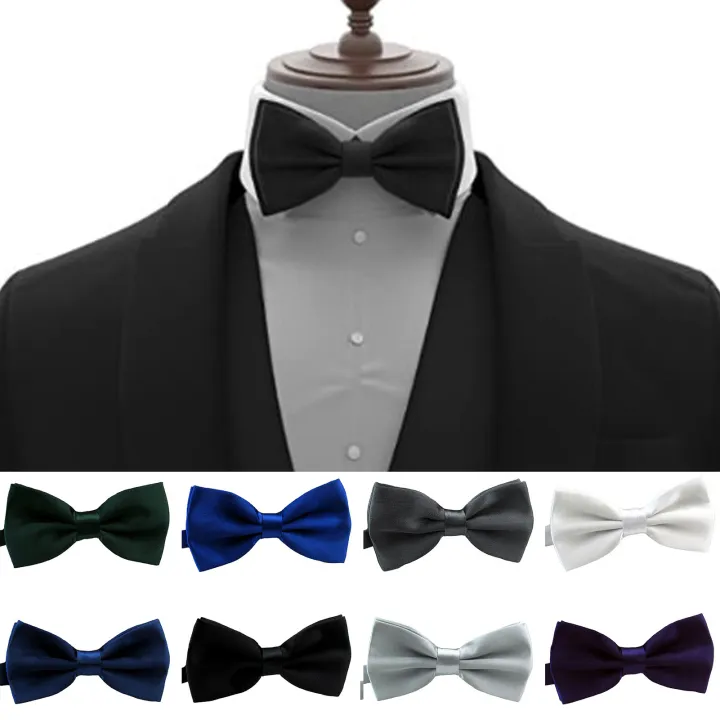 Sunnyheart%20Wedding%20Tie%20Solid%20Color%20Easy%20Adjustment%20Bright%20Color%20Suits%20Tie%20-%20Image%204