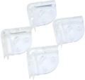 Kinder Gard BabyProof Child Safety Corner Protectors, Medical Grade Clear Edge Softener Bumpers, Set of 4.