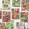 Sticker Book Japanese Manga-Style Romantic Memory Series Cruising Memories, 45 Pages Coated Paper Collection.