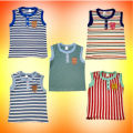 6 Pieces Multi Color Stripe Cotton Magi T-shirt for baby kids.