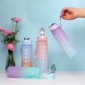 Water Container Contracted Smile Bottle-Cup Cups Cover Included.