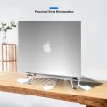 Adjustable Metal Laptop Stand with Cooling Bracket – Foldable Heat Dissipation Holder.