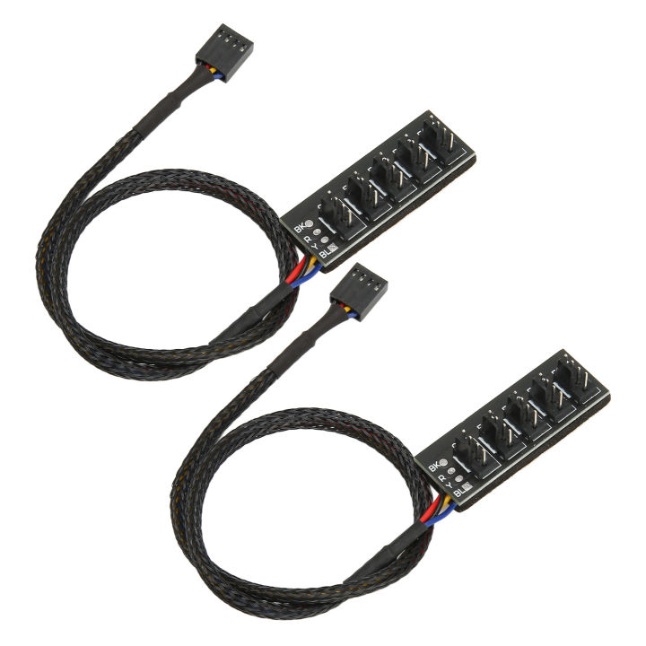 PWM%20Fan%20Hub,%202Pcs%20PC%20Fan%20Hub%2013.8in%20Cable%20Length%20for%20Desktop%20-%20Image%205