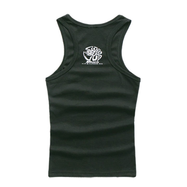 Men's%20Pure%20Cotton%20Sports%20White%20Solid%20Color%20Slim%20Fit%20Base%20Elasticity%20Summer%20Sleeveless%20Hurdle%20Crossing%20Fashionable%20Vest%20-%20Image%205