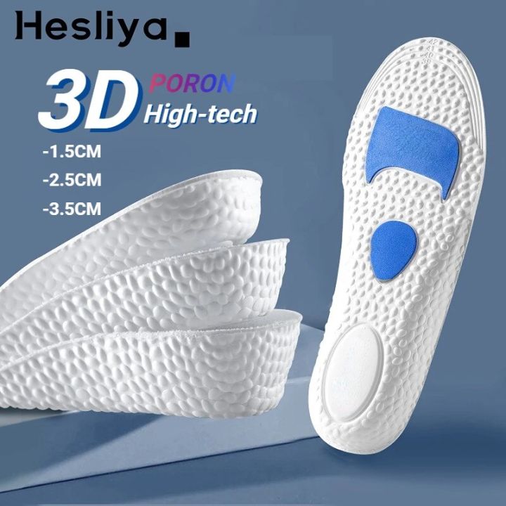 2PCS Height Increase Insoles for Shoes Invisible Shoes Sole EVA Arch Support Orthopedic Cushion Elevated Foot Pad Cushion Men