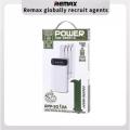 Remax 10000mah Powerbank with Attached 3-in-1 Charging Cable. 