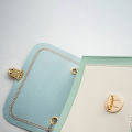 Stitching Women Shoulder Crossbody Bag Chain PU Leather Ladies Messenger Bag Creek.