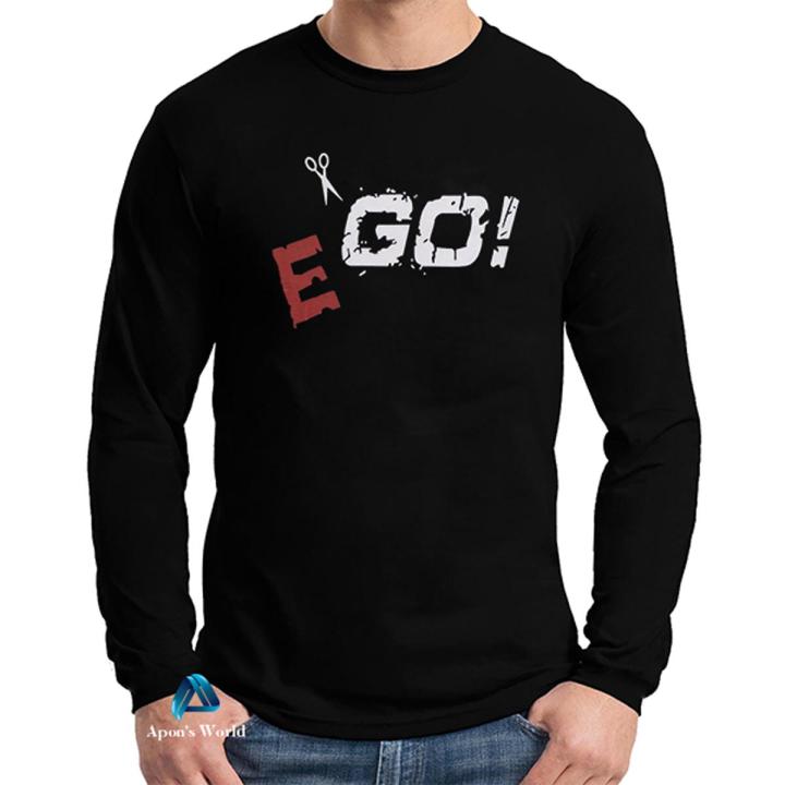 Cotton Casual Ego Long Sleeve T-shirt for Men - T Shirt For Man - T Shirt - T Shirt For Man - T Shirt