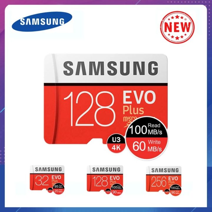100%Original Product+FREE Shipping+COD SAMSUNG EVO plus Micro TF Card 64GB 128GB Memory Card wifi wireless wifi adapter SD Card 32gb class10 microsd